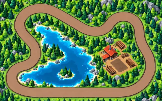 Black Lake: a gravel loop through spruce, round a lake with a sawmill on its shore