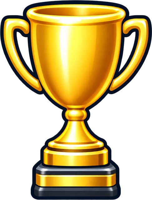 The gold trophy